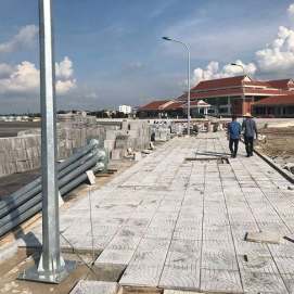 Thi Công Mặt Đường, Lát Vỉa Hè