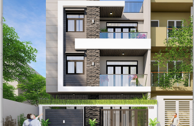 Nhà Phố 3 Tầng Hiện Đại Tân Bình