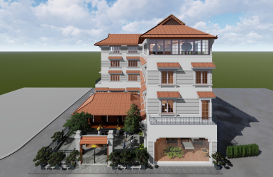 Biệt thự phố phong cách cổ điển 